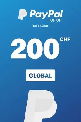 PayPal 200 CHF Payment Card (Global) gallery image 1