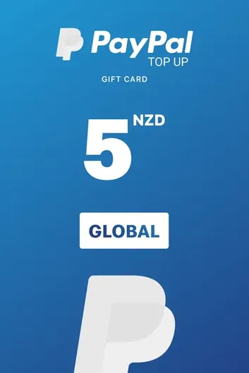 PayPal 5 NZD Payment Card (Global)