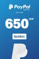PayPal 650 CHF Payment Card (Global) thumb 1