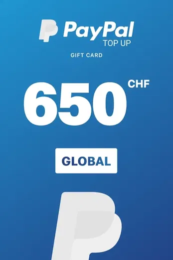 PayPal 650 CHF Payment Card (Global) gallery image 1