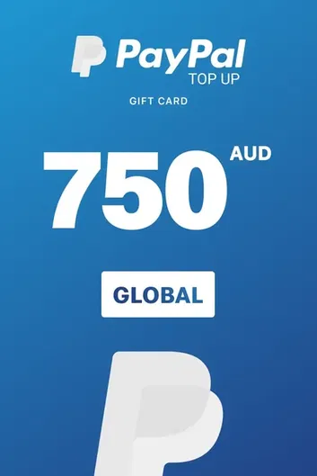 PayPal 750 AUD Payment Card (Global)
