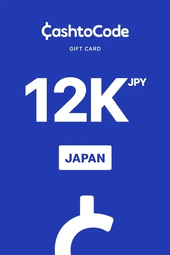 CashtoCode 12000 JPY Payment Card (Japan)