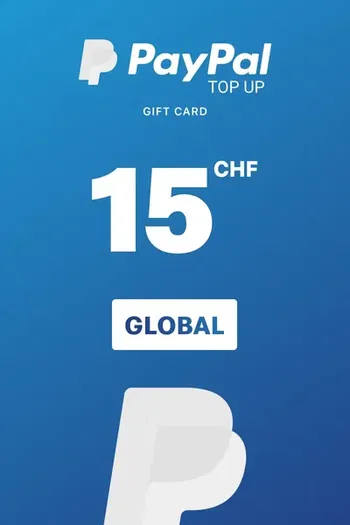 PayPal 15 CHF Payment Card (Global)