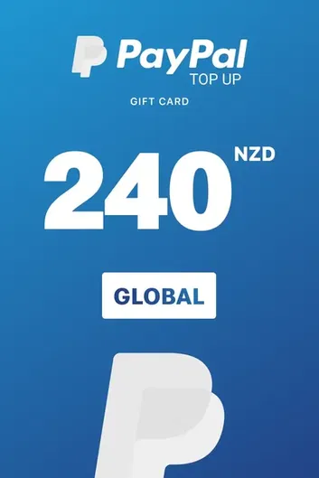PayPal 240 NZD Payment Card (Global)