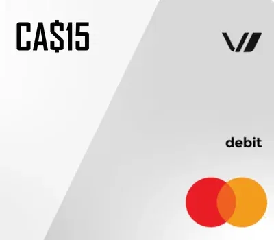Mastercard 15 CAD Payment Card (Global) gallery image 1