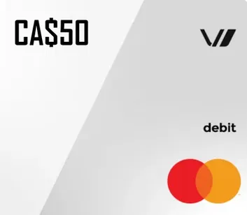 Mastercard 50 CAD Payment Card (Global)