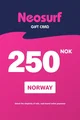 Neosurf 250 NOK Payment Card (Norway) thumb 1