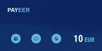 Payeer 10 EUR Payment Card (Europe) thumb 1