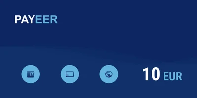 Payeer 10 EUR Payment Card (Europe) gallery image 1
