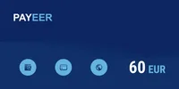 Payeer 60 EUR Payment Card (Europe) thumb 1