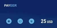 Payeer 25 USD Payment Card (Global) thumb 1