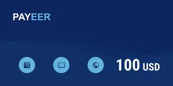 Payeer 100 USD Payment Card (Global)
