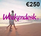Weekendesk 250 EUR Gift Card (France) thumb 1