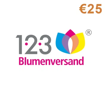 123 Blumenversand 25 EUR Gift Card (Germany)