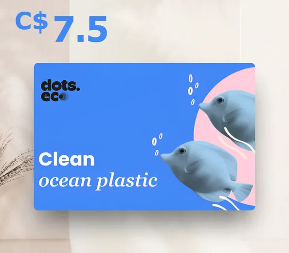 Dots.eco Clean ocean plastic 7.5 CAD Gift Card (Canada) gallery image 2