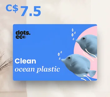 Dots.eco Clean ocean plastic 7.5 CAD Gift Card (Canada)