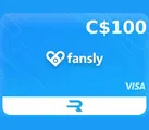 Fansly 100 CAD Gift Card (Global) thumb 2