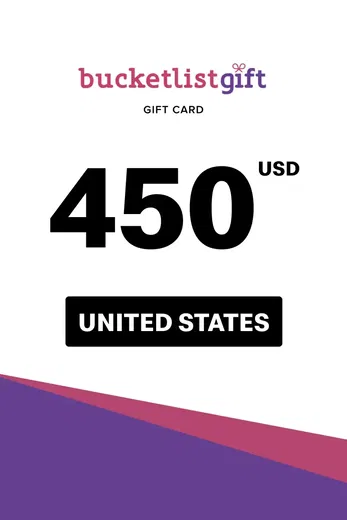 BucketlistGift 450 USD Gift Card (United States) gallery image 2
