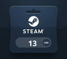 Steam Wallet 13 USD Gift Card (Asia) thumb 2