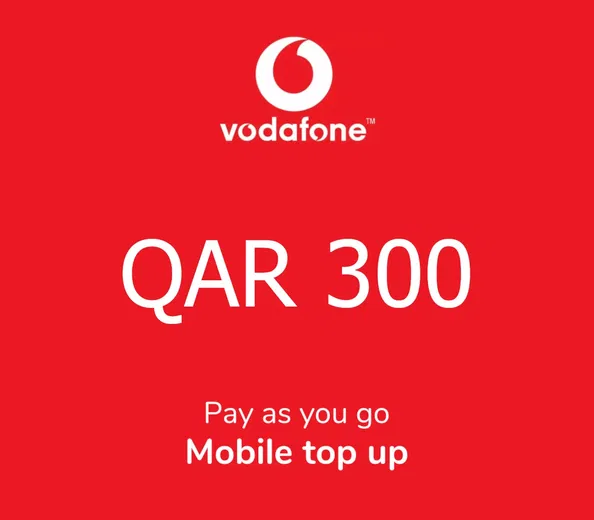Vodafone PIN 300 QAR Gift Card (Qatar) gallery image 2