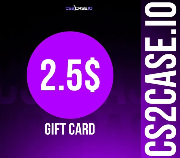 CS2CASE 2.5 USD Gift Card (Global) gallery image 2