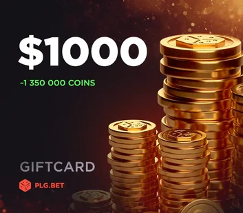 PLG.BET 1000 USD Gift Card (Global)
