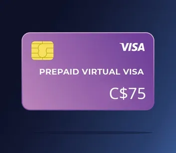 Virtual Visa C$75 CAD