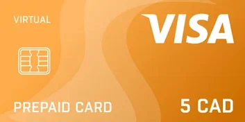 Virtual Visa C$5 CAD