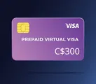 Virtual Visa C$300 CAD thumb 1