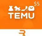 Temu 5 USD Gift Card (ROW) thumb 2
