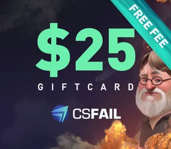 CS fail 25 USD Gift Card (Global)