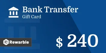 Bank Transfer $240 USD