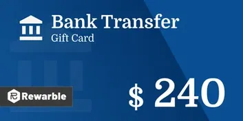 Bank Transfer $240 USD