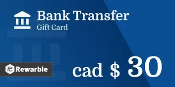 Bank Transfer C$30 CAD