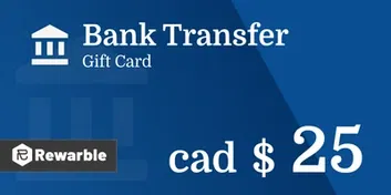 Bank Transfer C$25 CAD