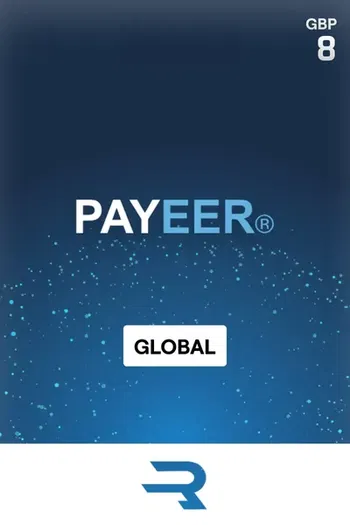 Payeer 8 GBP Payment Card (Global)
