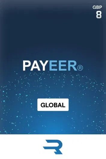 Payeer 8 GBP Payment Card (Global)
