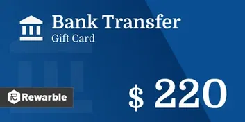 Bank Transfer $220 USD