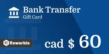 Bank Transfer C$60 CAD