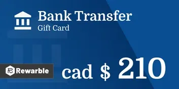 Bank Transfer C$210 CAD