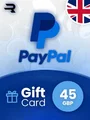 PayPal 45 GBP Payment Card (United Kingdom) thumb 1