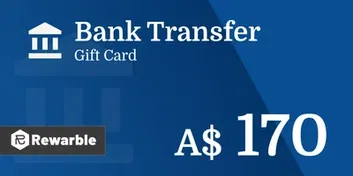 Bank Transfer A$170 AUD