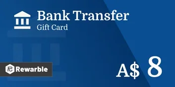 Bank Transfer A$8 AUD