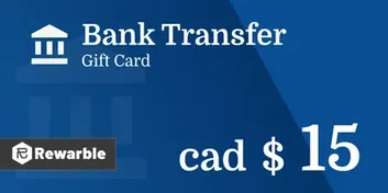 Bank Transfer C$15 CAD