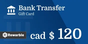 Bank Transfer C$120 CAD