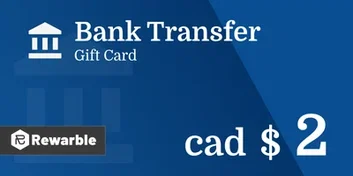 Bank Transfer C$2 CAD
