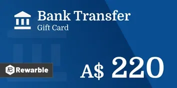 Bank Transfer A$220 AUD