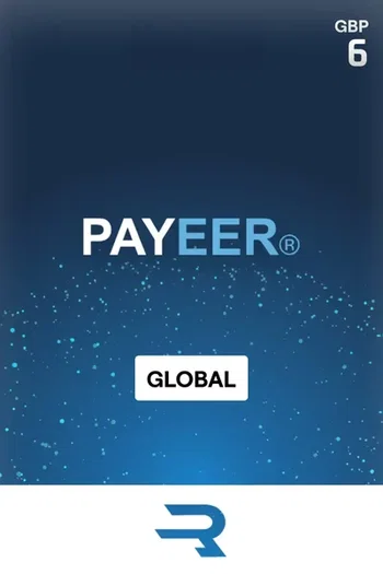 Payeer 6 GBP Payment Card (Global)