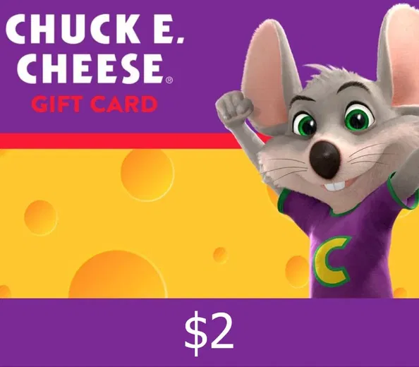 Chuck E. Cheese 2 USD Gift Card (United States) gallery image 2