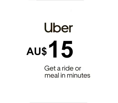 Uber 15 USD Gift Card (Australia) gallery image 2